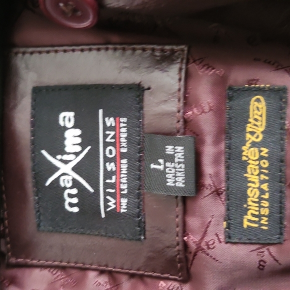 Genuine Leather Lined Coat - Picture 3 of 17